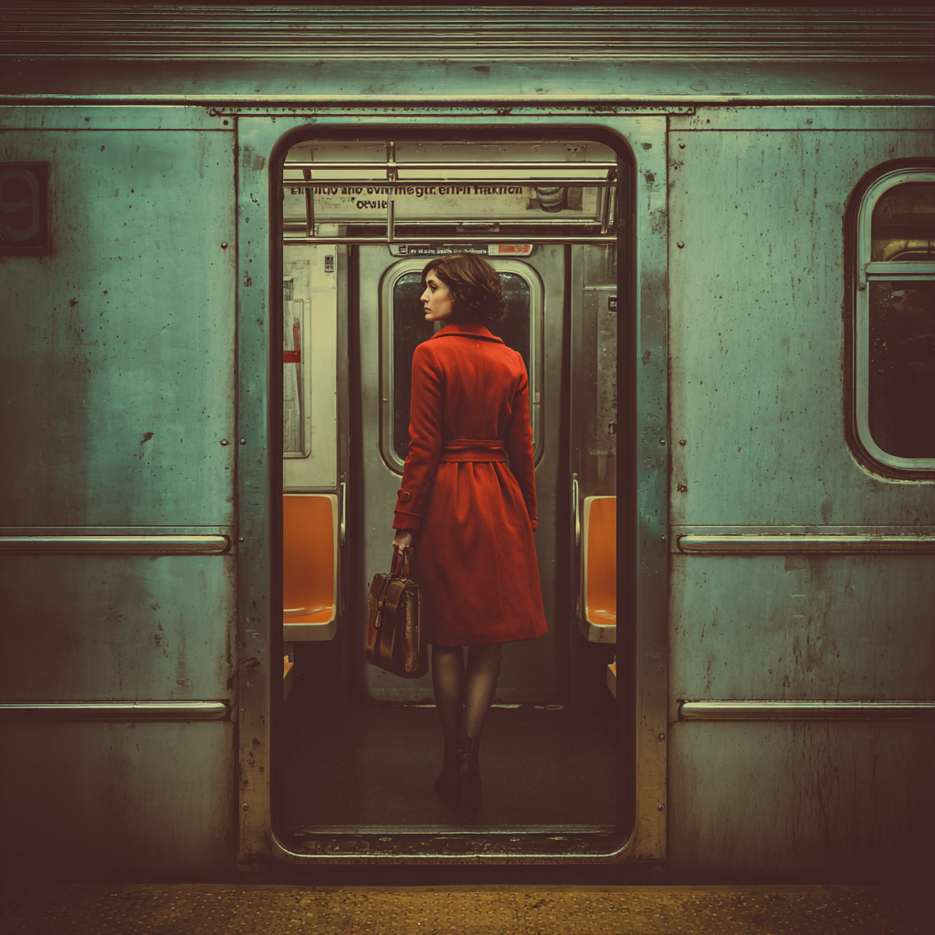 Женщина в Красном Пальто